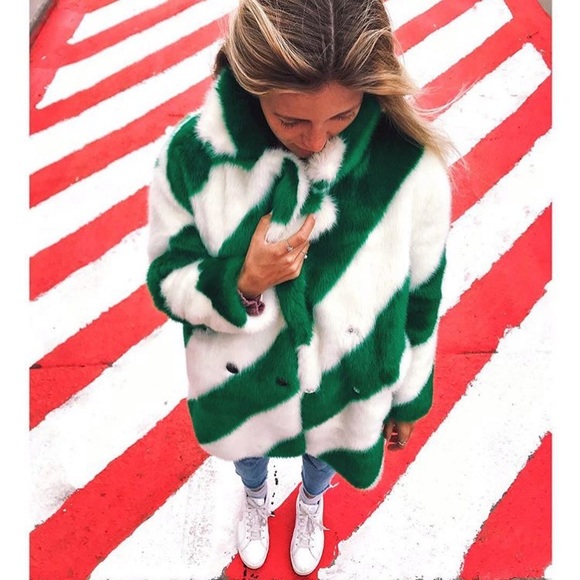 Jakke Zadie Faux fur jacket coat - Picture 2 of 8